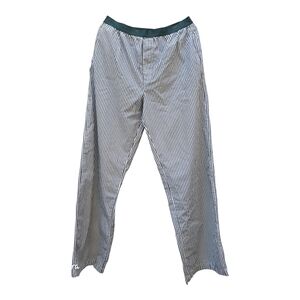 PINK By Victorias Secret Green And White Strip Pj Pants